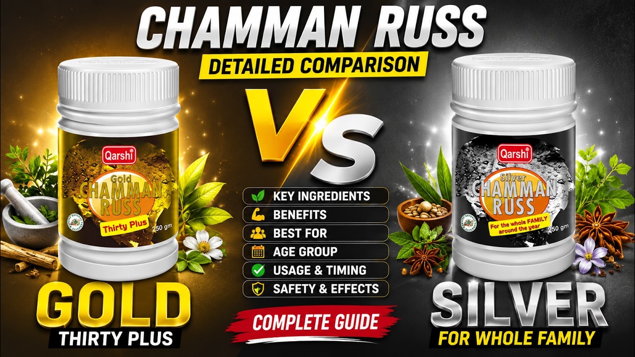 Difference between Chamman Russ Gold & Chamman Russ Silver Complete Detail - #qarshi #herbal #herbs