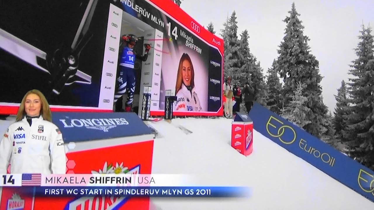 Mikaela Shiffrin - Giant Slalom - Spindleruv Mlyn RUN 1