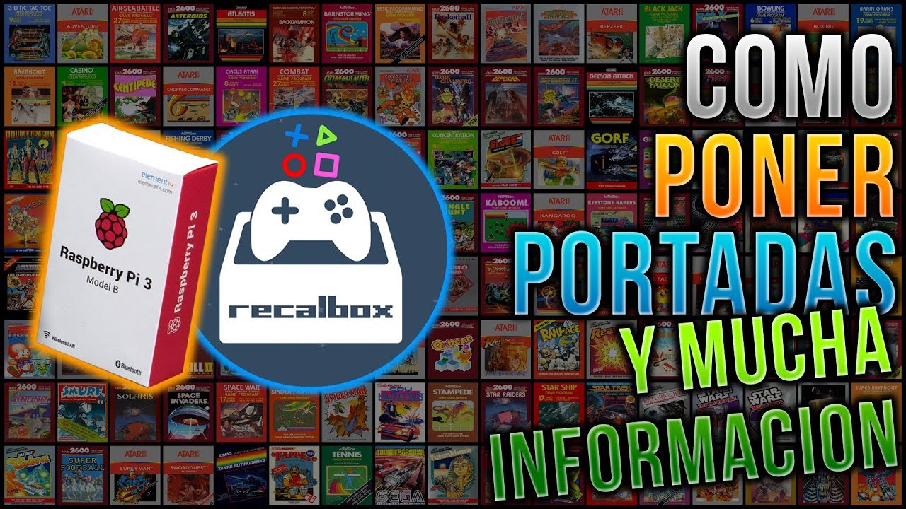 RECALBOX - COMO PONER PORTADAS A LOS JUEGOS Y MUCHA INFORMACIÓN