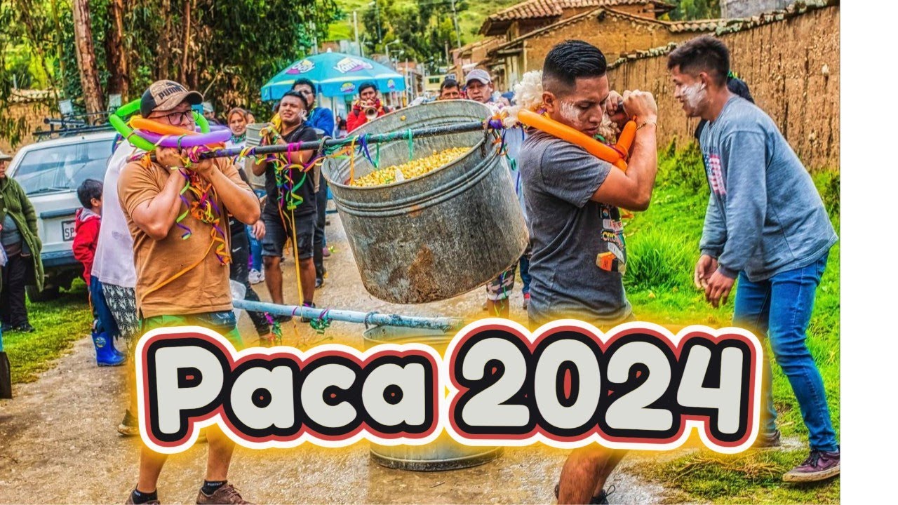 🎈🎺📌ASÍ FUÉ EL PELADO Y LAVADO MOTE ❗PACA 2024 JAUJA‼️❗📍.