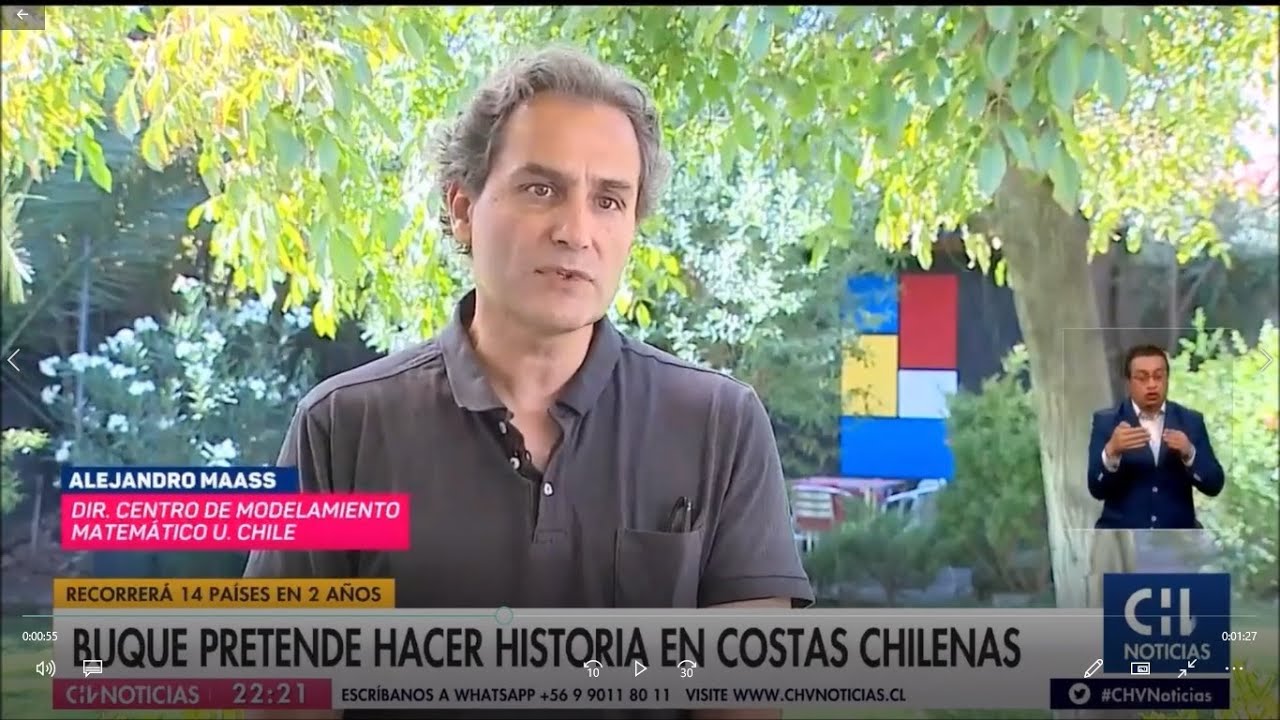 Alejandro Maass habla en CHV sobre expedici&oacute;n TARA
