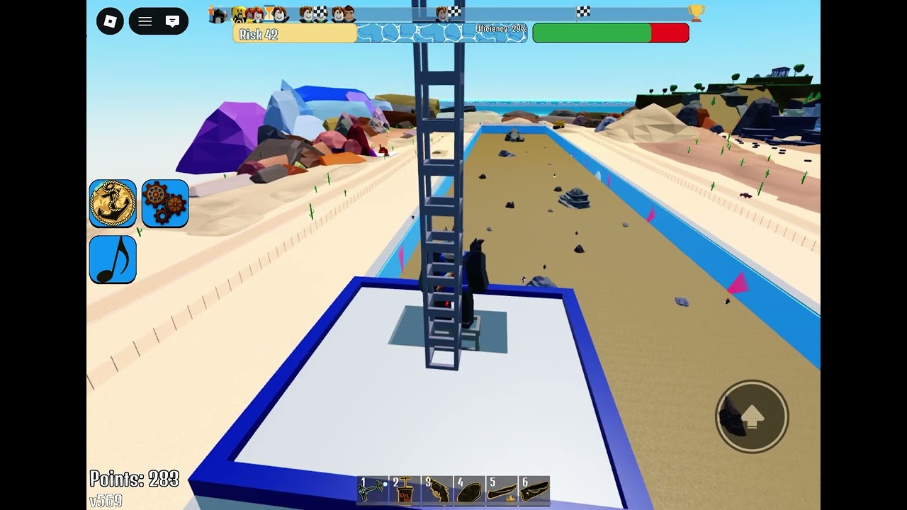 Lvl 10 tsunami showcase in tsunami game Roblox
