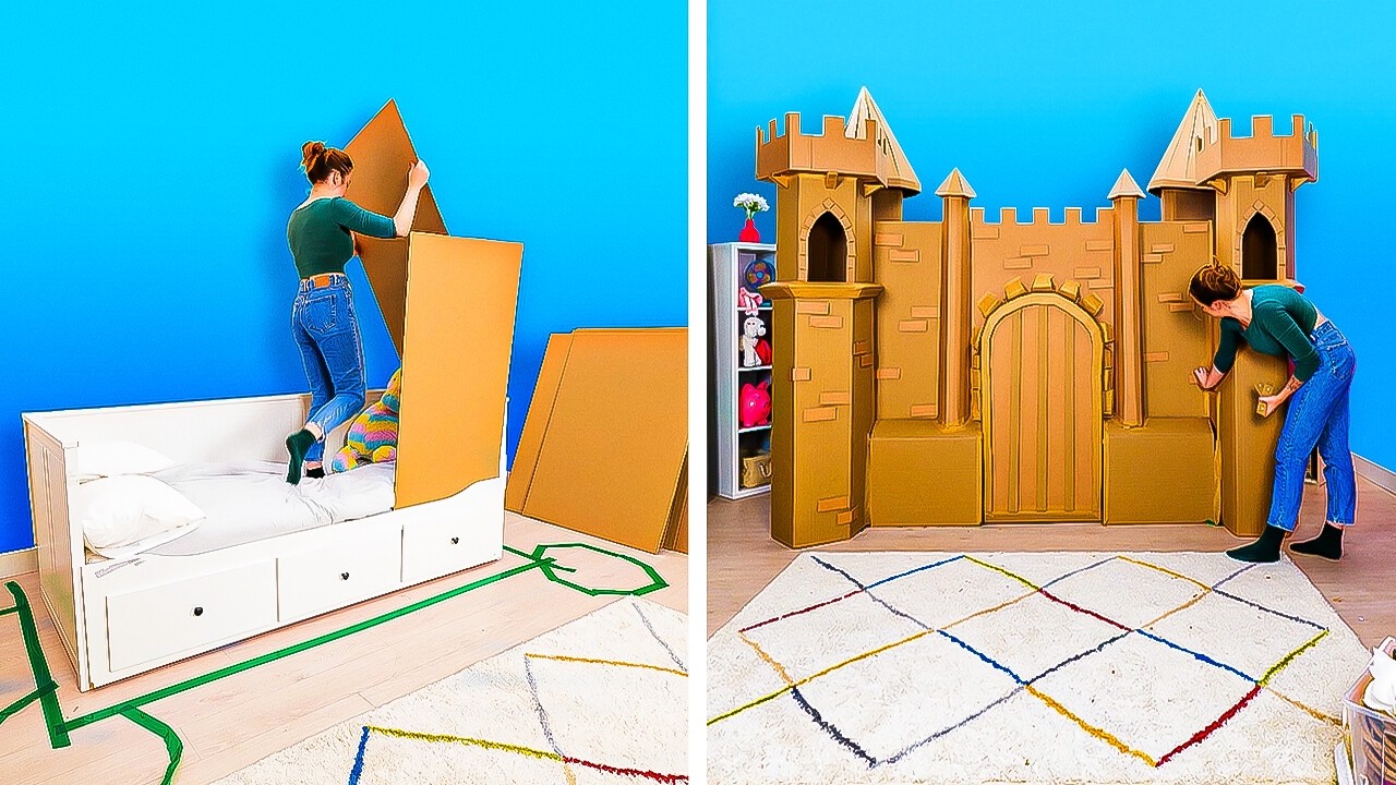 Genius Cardboard Box Hacks To Transform Your Space