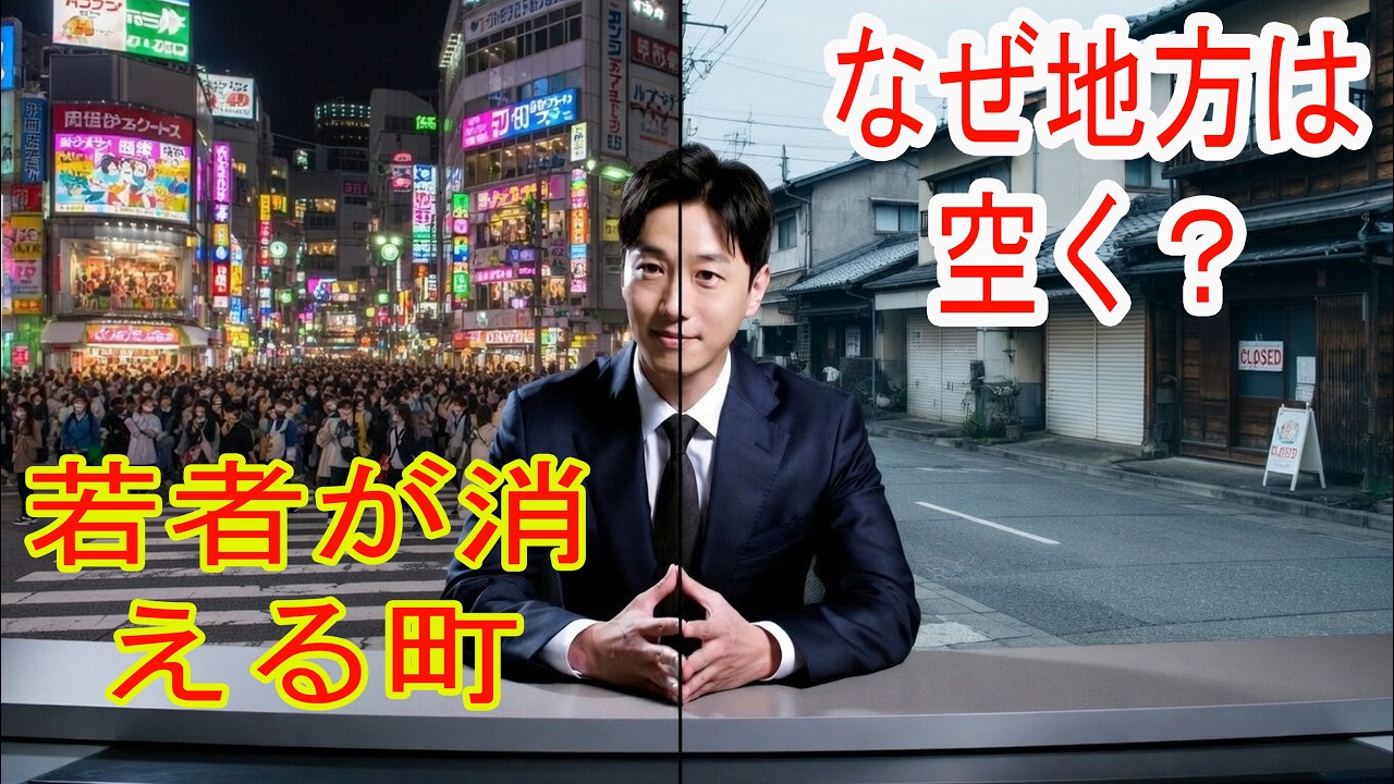 なぜ若者は地方を離れてしまうのか？東京は満員なのに、地方はなぜ消えていくのか？