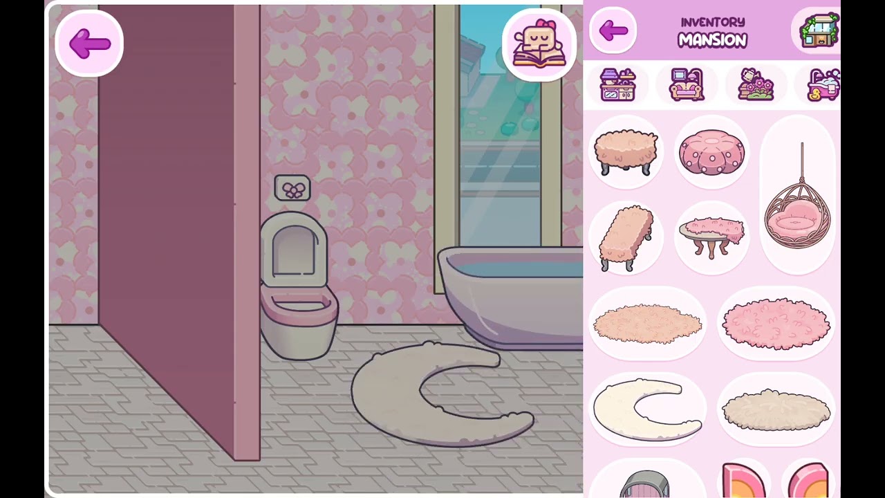 Haciendo mi baño en Avatar world 