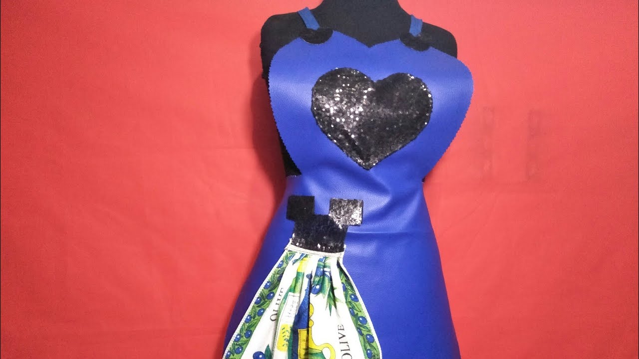 تفصيل وخياطة مئزر المطبخ  بسكاي رائع وحصري للعرائس(tablier De cuisine