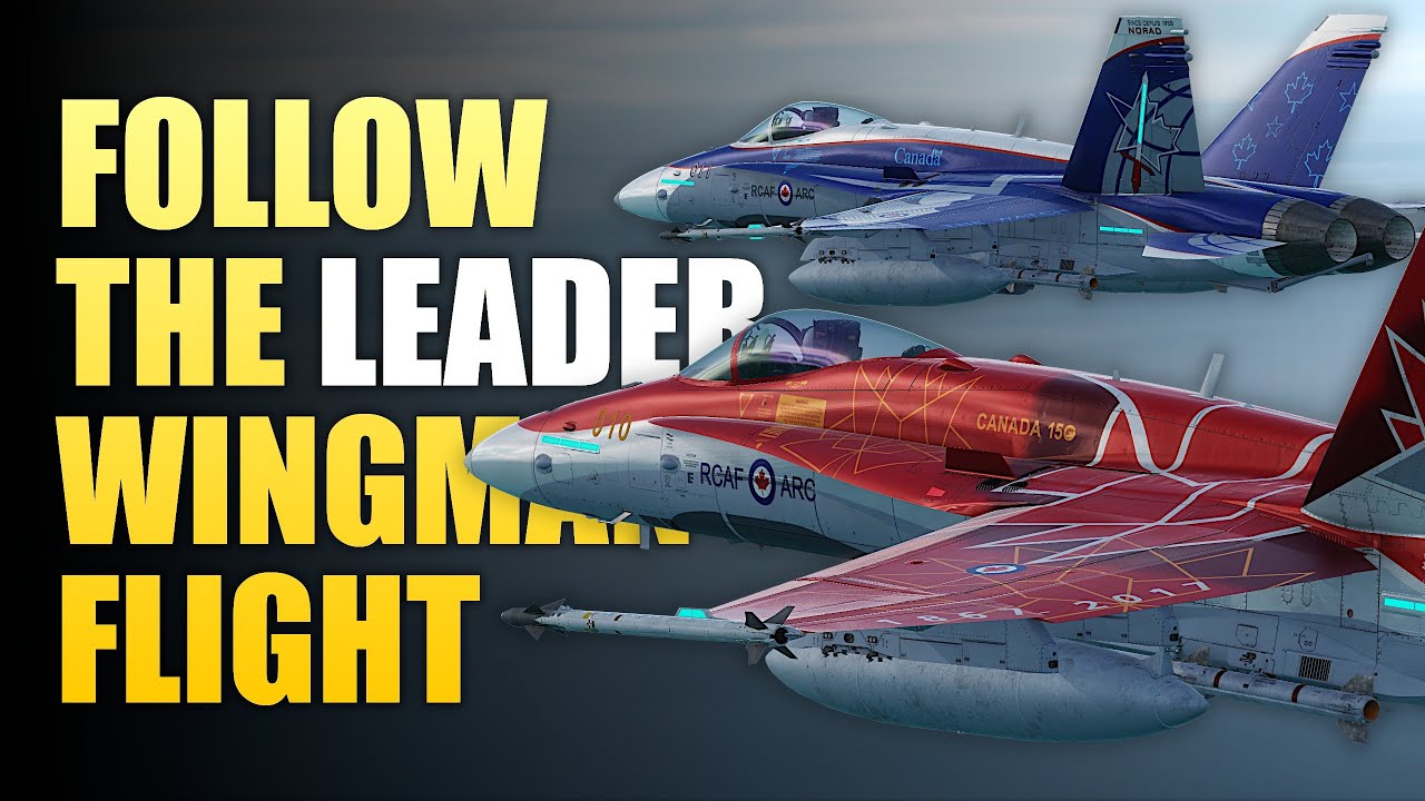 F/A-18 Wingman Flight Training | Tutorial | Amazing Graphics | Syria map | DCS World