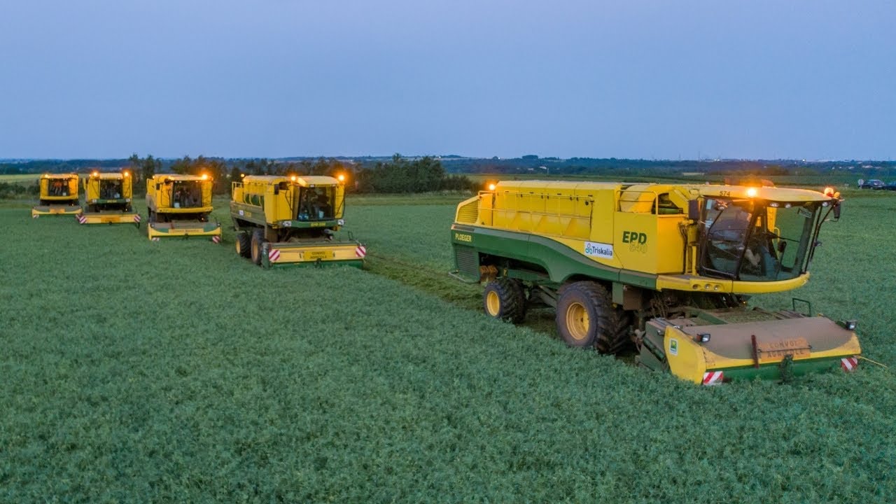 VLOG - 5 MACHINES POUR RECOLTER LES PETIT POIS