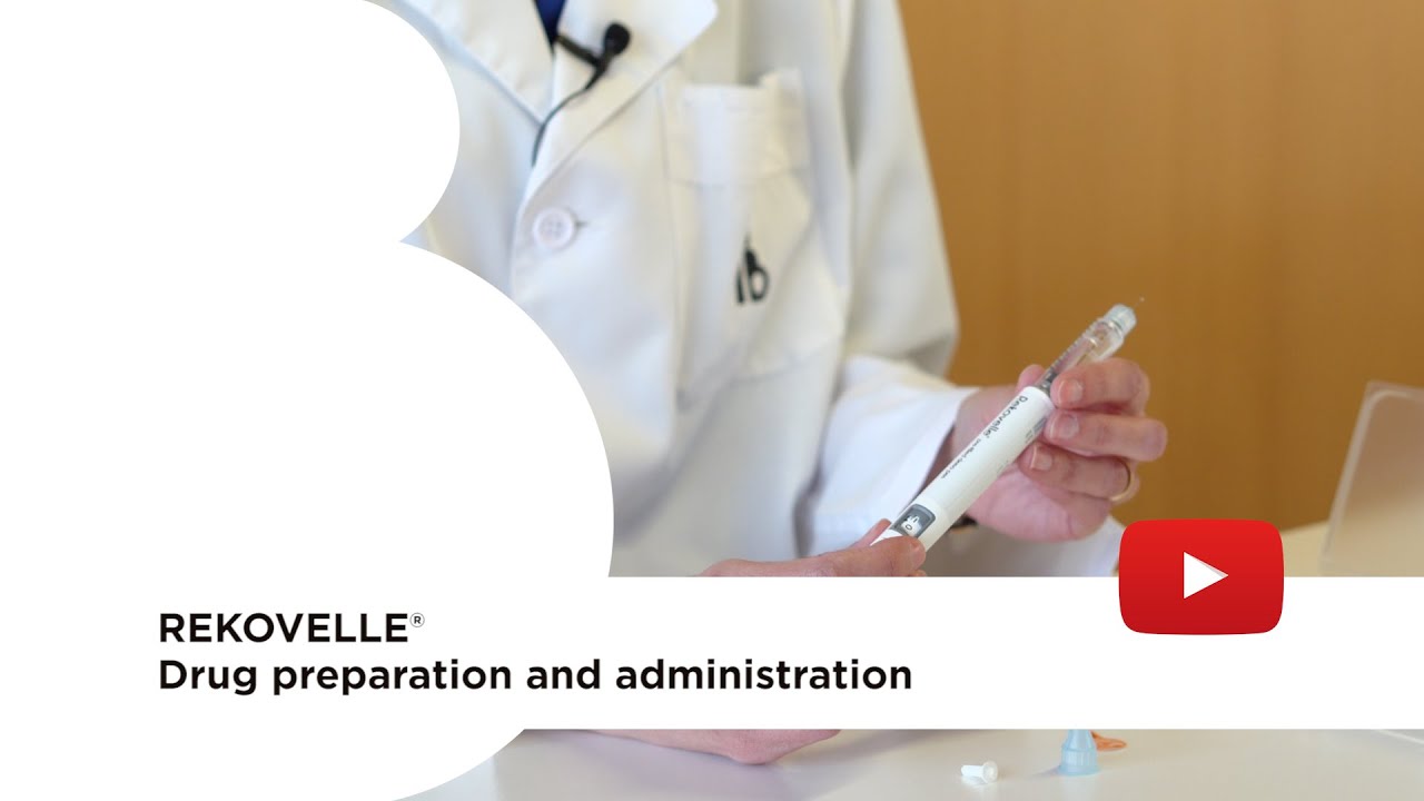 Rekovelle®: drug preparation and administration. Instituto Bernabeu