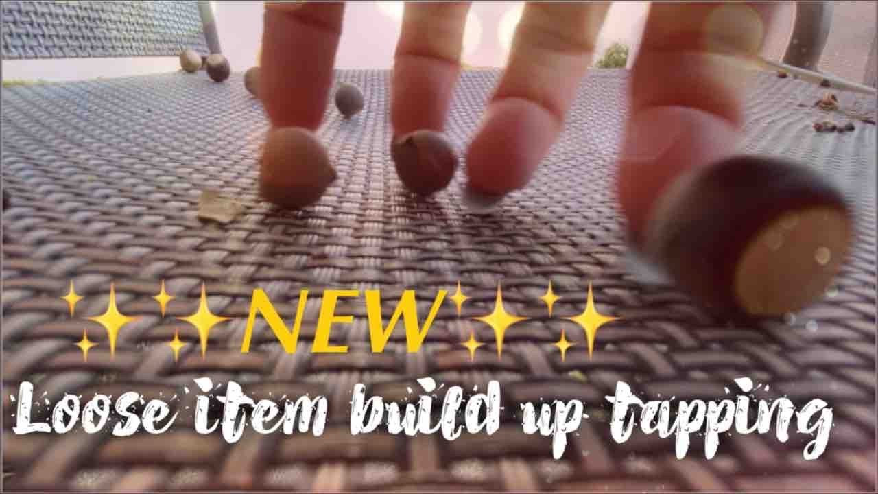 ASMR: NEWWW STYLE- Loose Item build up tapping (Acorn edition in lofi)
