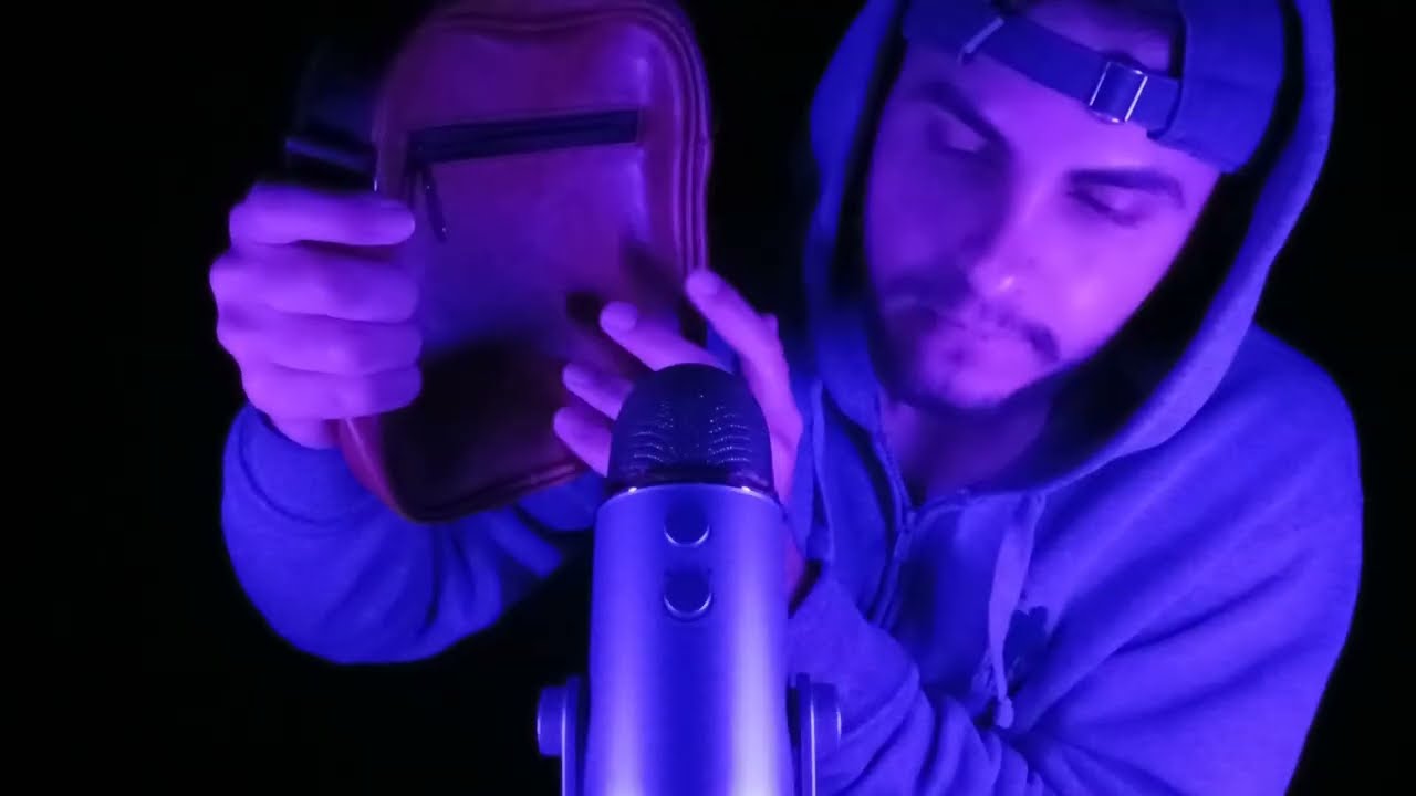 Leather Tapping Fury: Bold ASMR Impact for Extreme Tingles