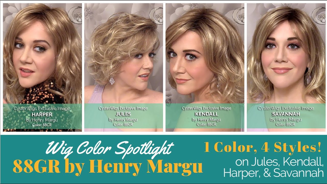 CysterWigs Color Spotlight: 88GR by Henry Margu (on 4 Styles!)