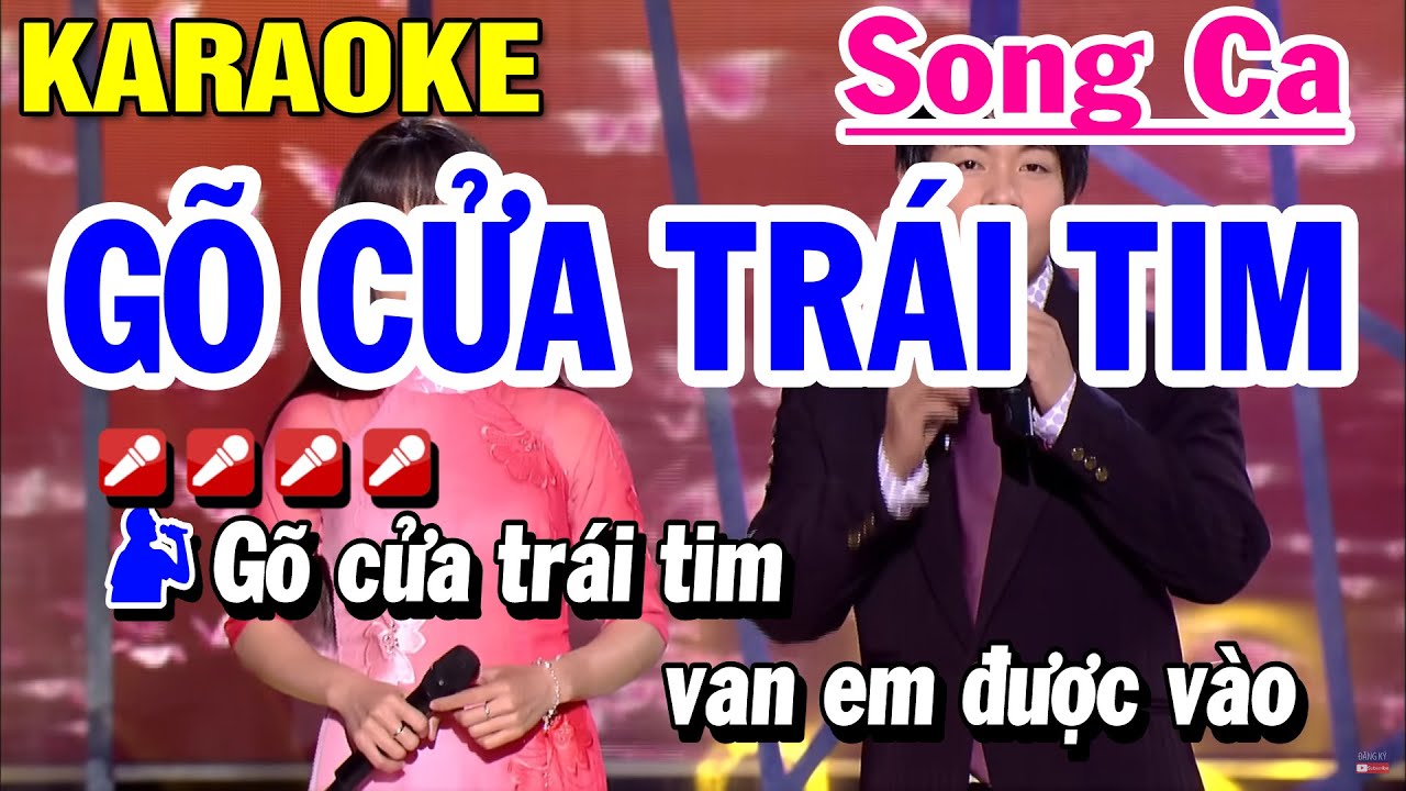 Karaoke G&otilde; Cửa Tr&aacute;i Tim - SONG CA Nhạc Sống (Beat Hay) Huỳnh L&ecirc;