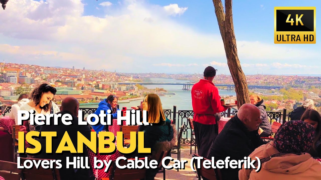 Turkey🇹🇷Istanbul 4K Walking Tour Pierre Loti Hill, Ey&uuml;psultan | Cable-Car Ride to Amazing Viewpoint
