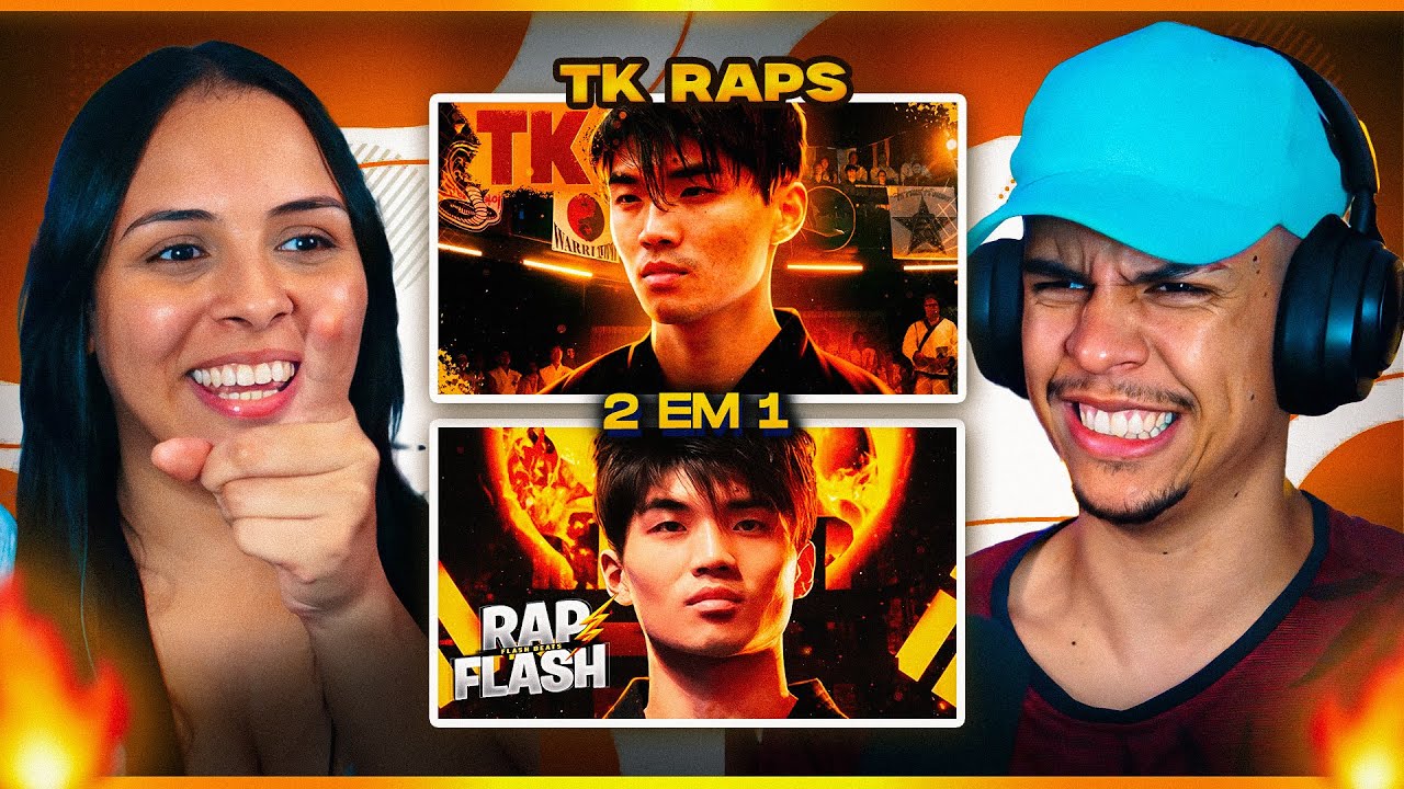 2 EM 1 Kwon (Cobra Kai): FLASH BEATS + TK RAPS | [Casal Jounin React] 🔥