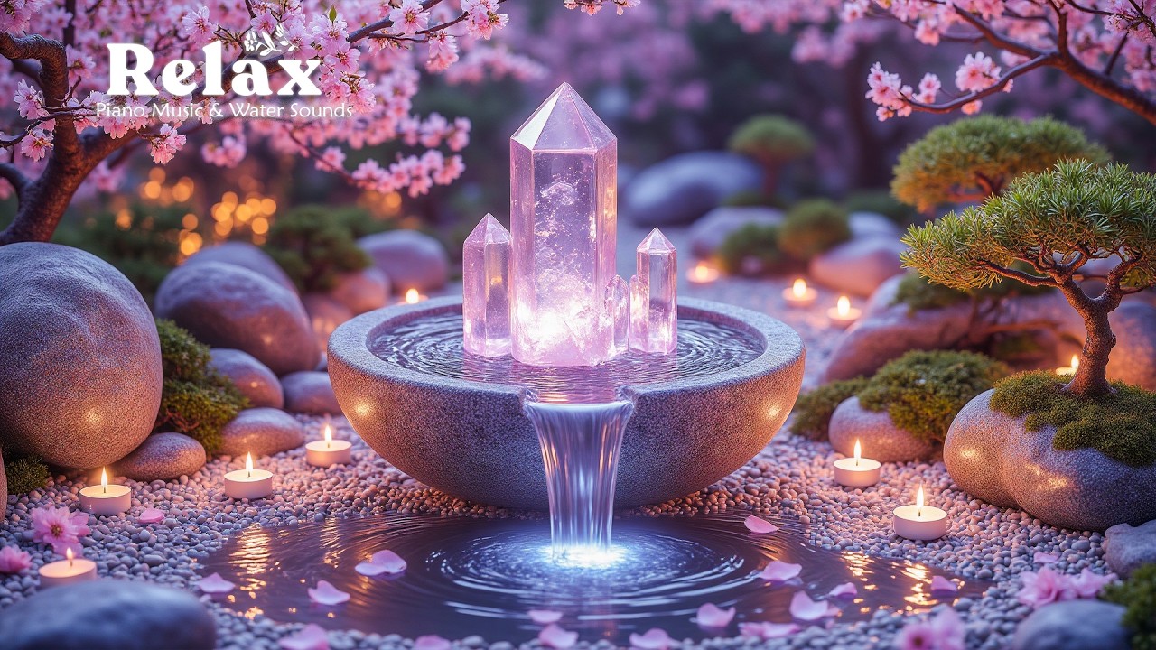 Звуки фортепиано и воды для сна 🌿 Облегчение бессонницы, тревоги и депрессии | Спокойствие ума и те