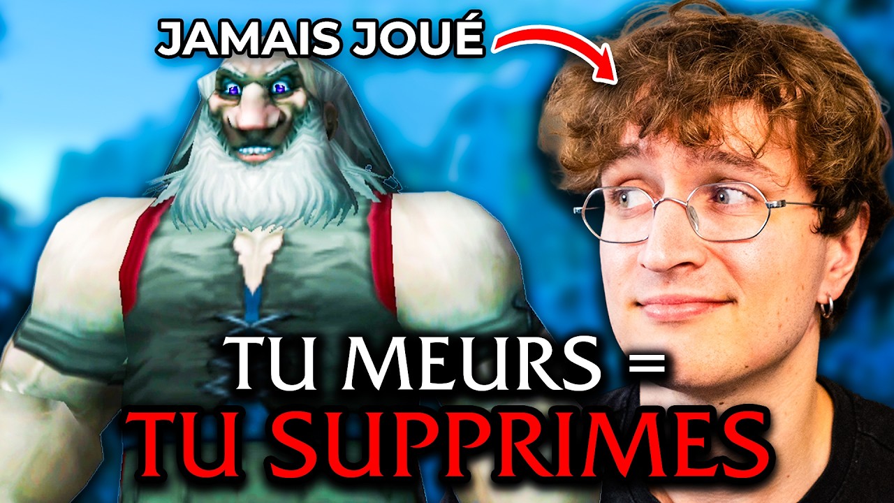 J'ai JAMAIS jou&eacute; &agrave; World of Warcraft, alors j'ai fait le d&eacute;fi hardcore (tu meurs = tu perds tout)