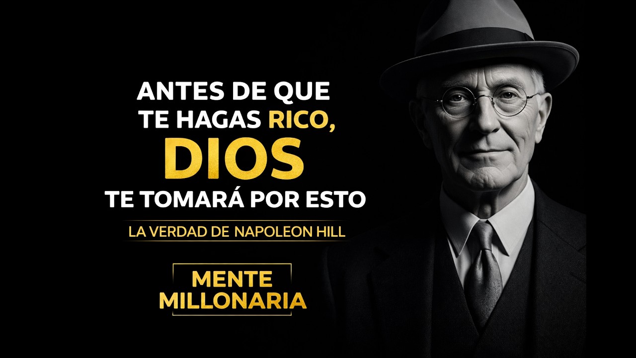 Antes de que te hagas rico, Dios te tomará por esto La Verdad de Napoleon Hill | Mente Millonaria