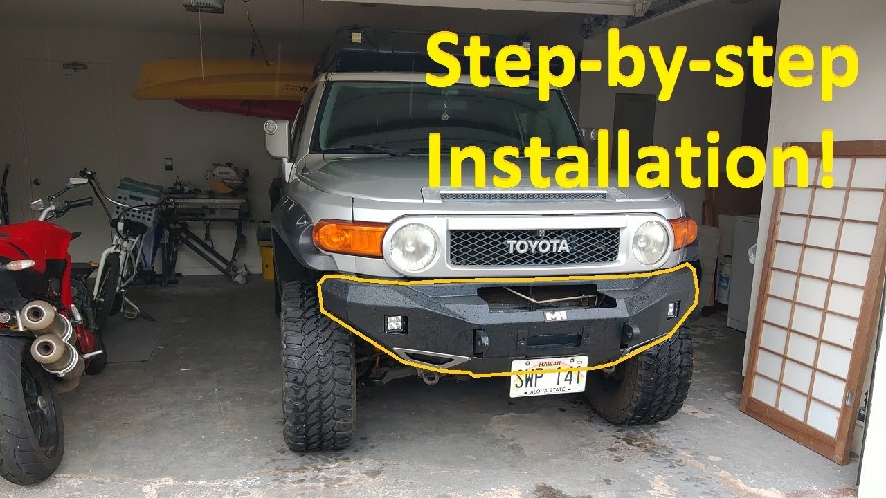 FJ Cruiser Smittybilt M1 off road bumper install