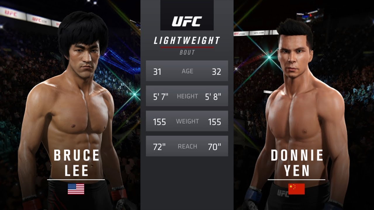 Bruce Lee Vs Donnie Yen EA Sports UFC 2