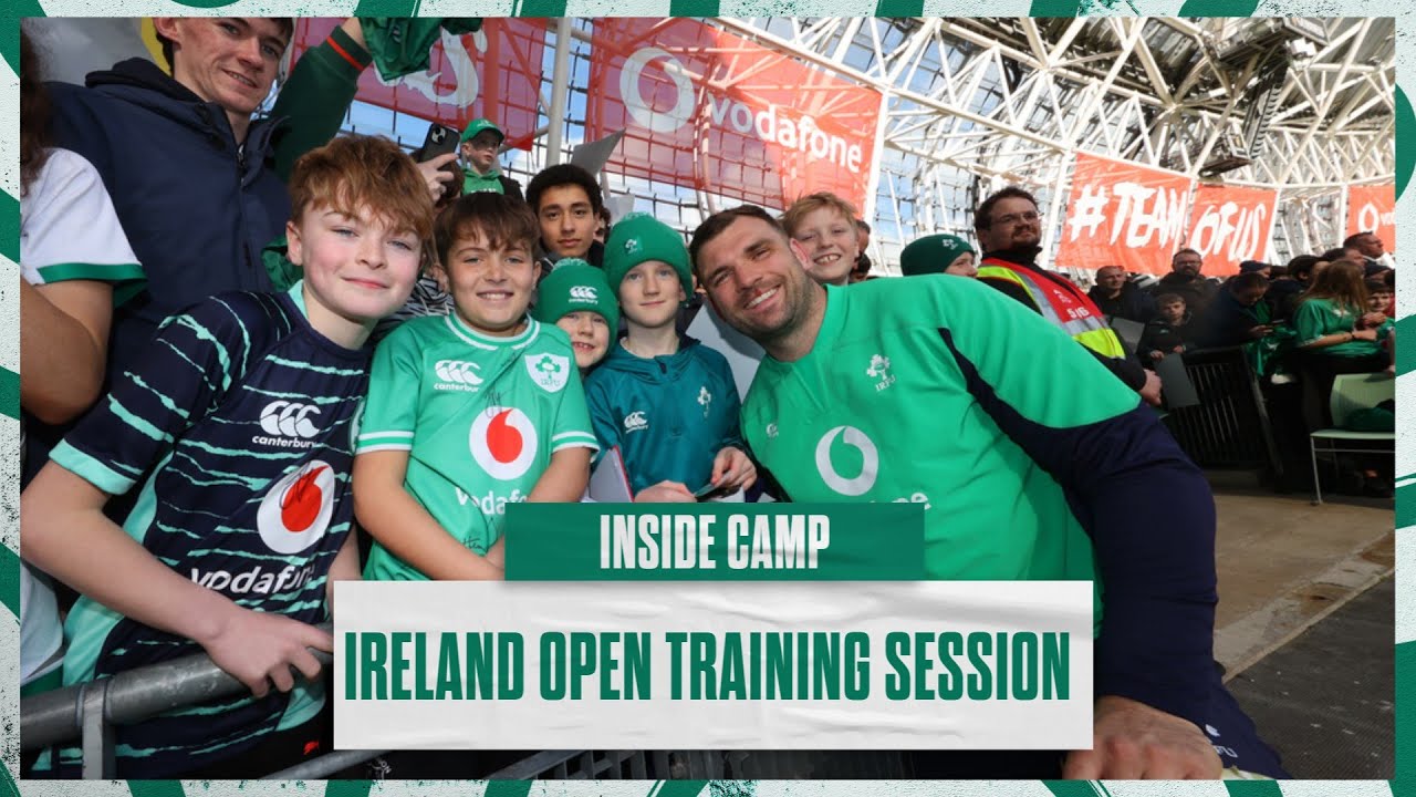 Inside Camp: Ireland Team Open Training Session