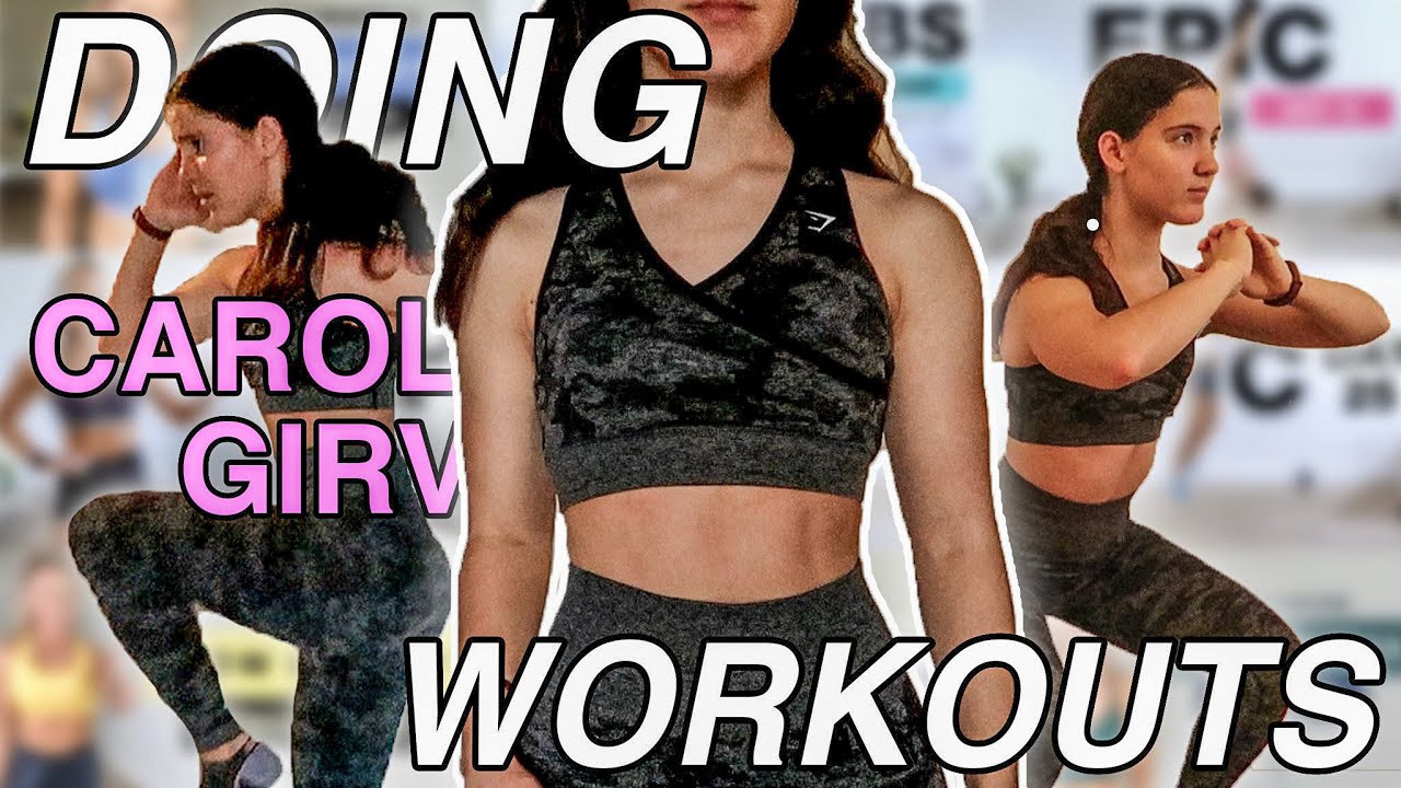 I Did CAROLINE GIRVAN’S Workouts for a Week While Eating Whatever I Want! (abs without restricting)