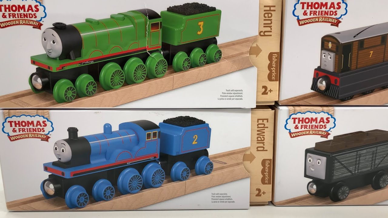Thomas Wooden Railway 2022 VERY Careful Unboxing Henry, Edward, Toby, Troublesome Truck