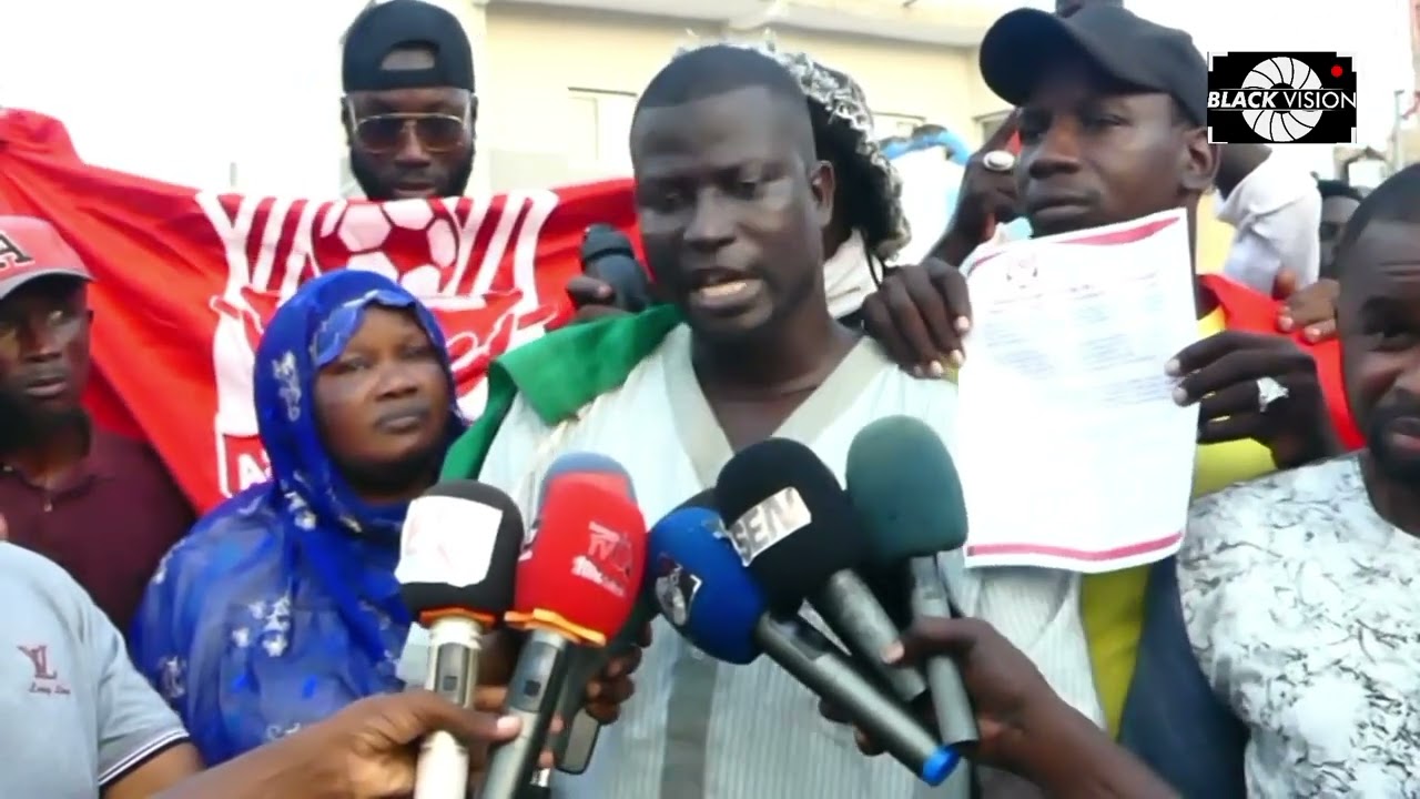 Conférence de presse de ASC LÉBOUGUI par rapport l'injustice que les services d'ordre à cause 