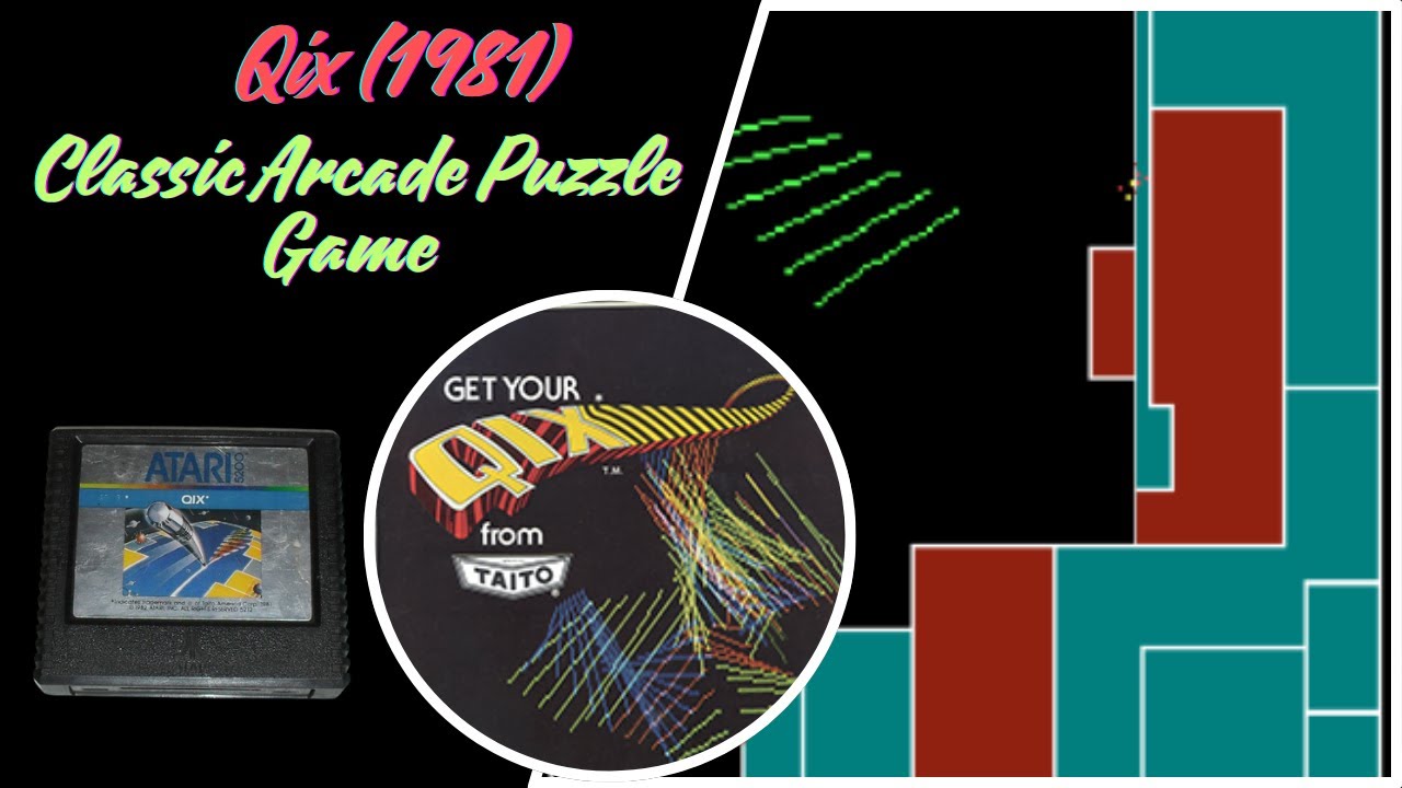 Qix (1981) &ndash; Classic Arcade Puzzle Game