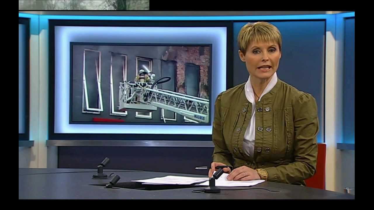 TV2 lorry - Københavns Brandvæsen bennytter hjelmkamera