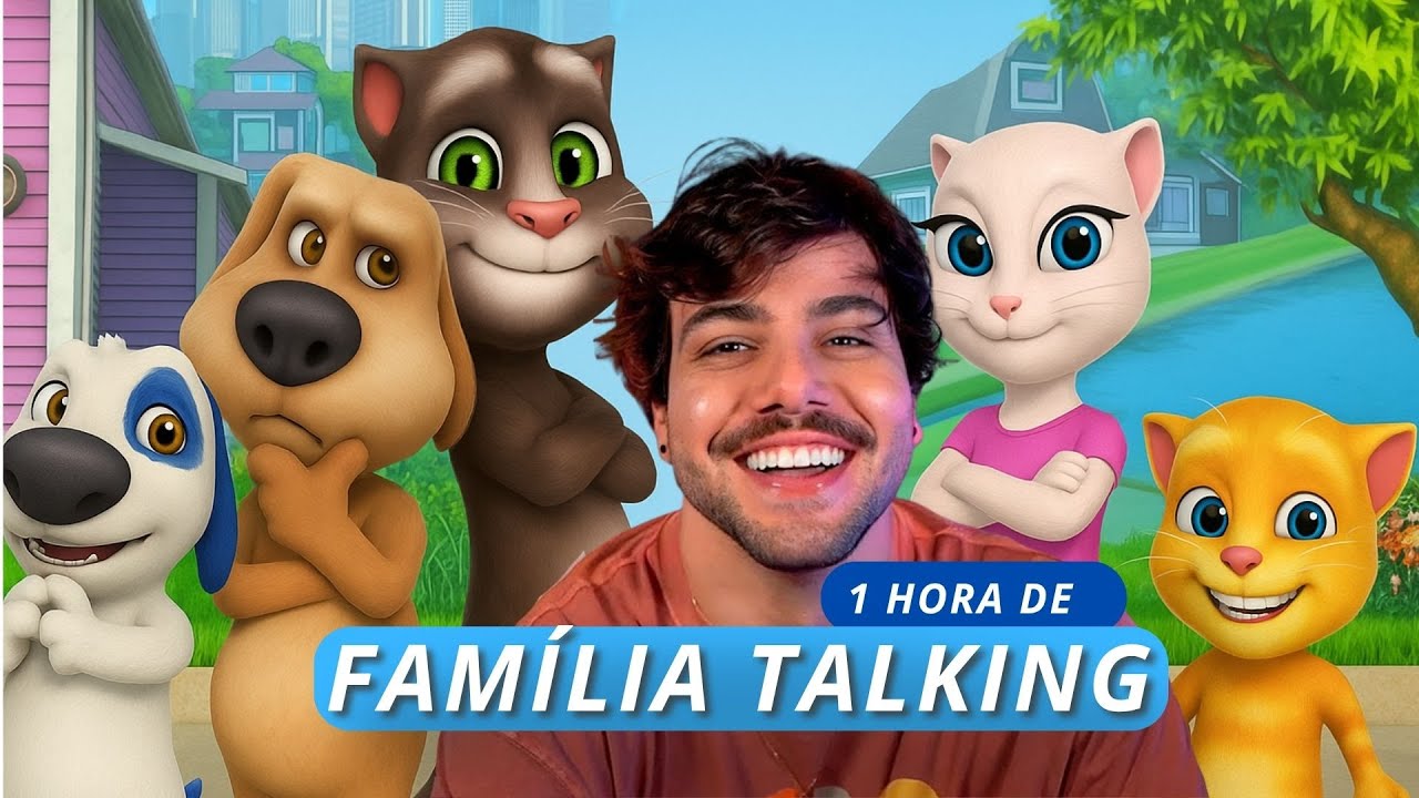 1 HORA DE T3DDY E A TURMA DA TALKING ANGELA