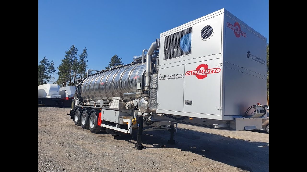 CAPPELLOTTO CAP2500 RSM ADR Specjalistyczna autocysterna do przewozu odpadów