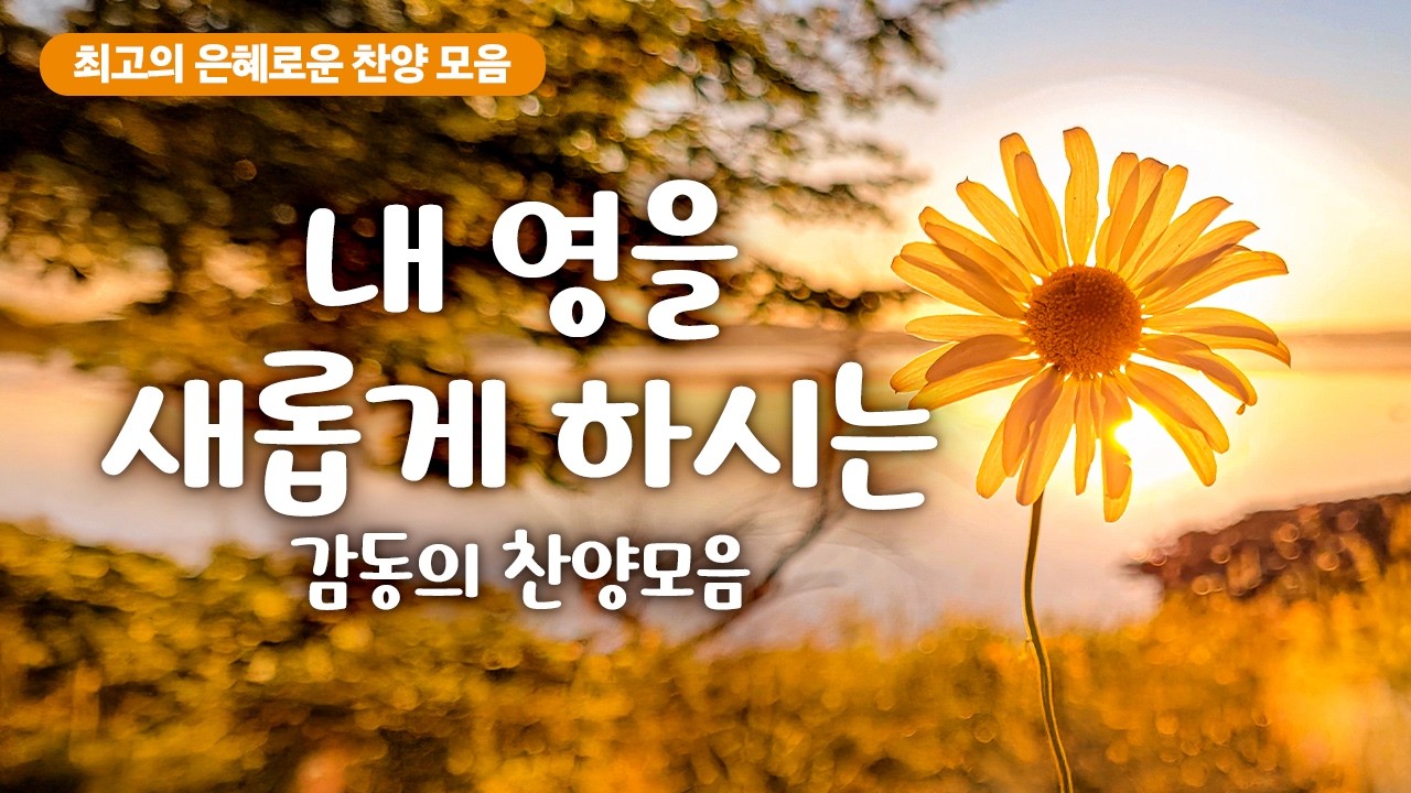 [최고의 은혜로운 찬양 모음30]  내 영을 새롭게 하시는 감동의 찬양모음
