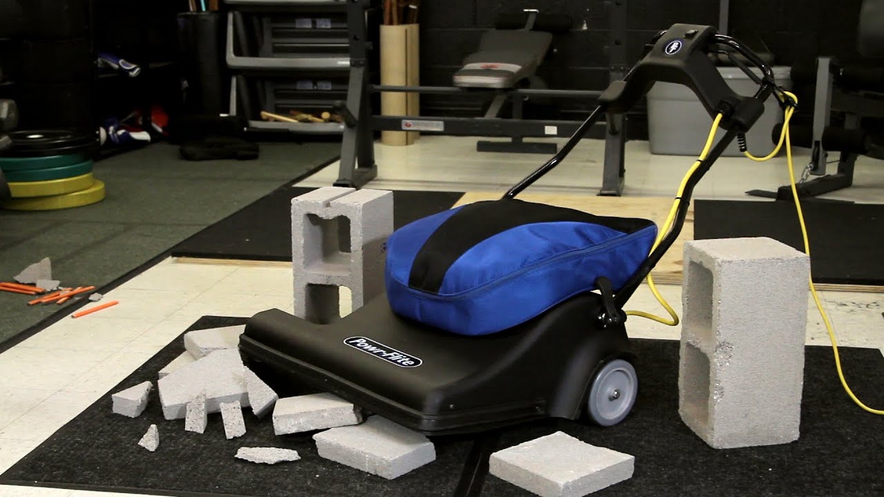 Big debris? No problem for the Powr-Flite Wide Area Sweeper