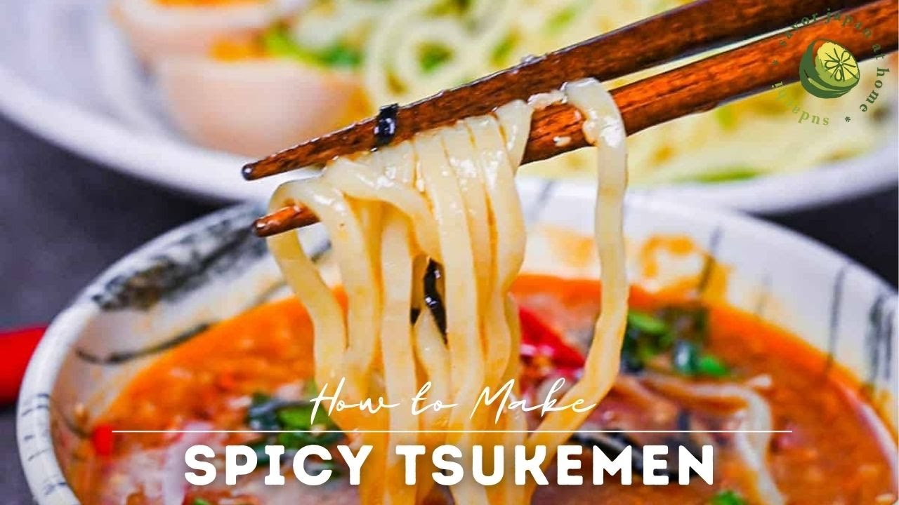 Quick Spicy Tsukemen Recipe (Dipping Ramen)