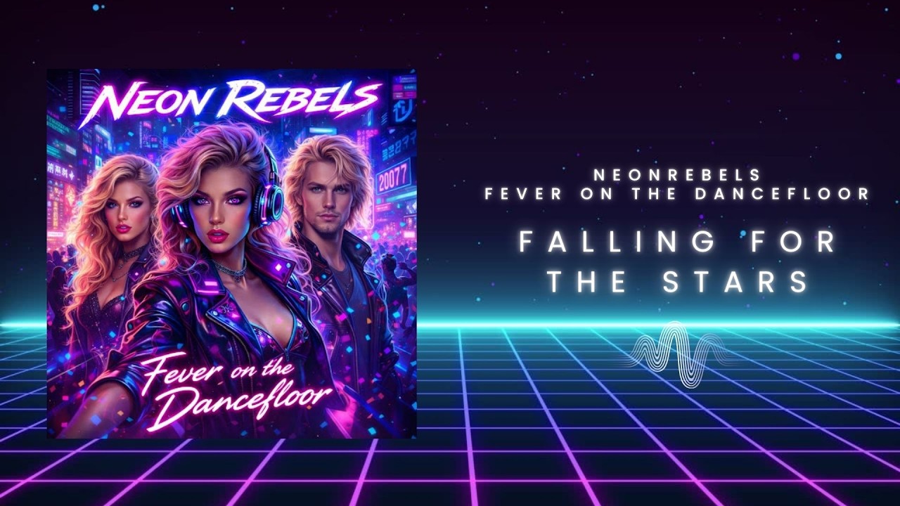 Falling for the Stars – Neon Rebels (Official Lyric Video)