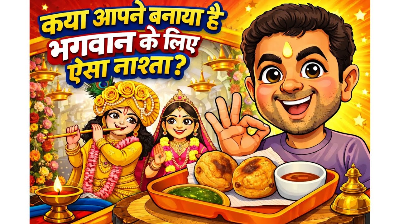 Matar aaloo ki kachori|bhagwan ke liye satvik recipe| Radha Madhav Chintan