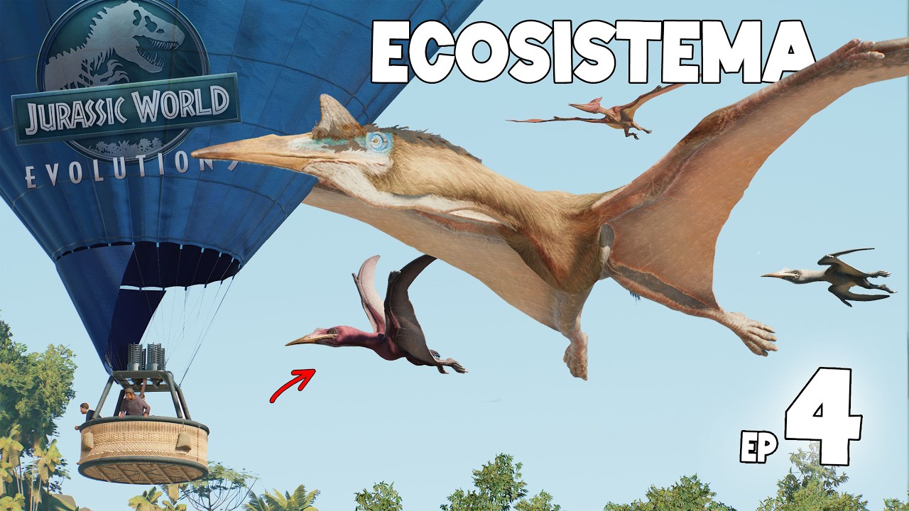 SIMULÉ un ECOSISTEMA donde los DINOSAURIOS CAZAN y CRÍAN LIBRES Jurassic World Evolution 3 Ep 4