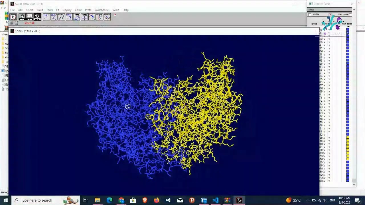 🔥 Unlock Protein Secrets with Swiss PDB Viewer!