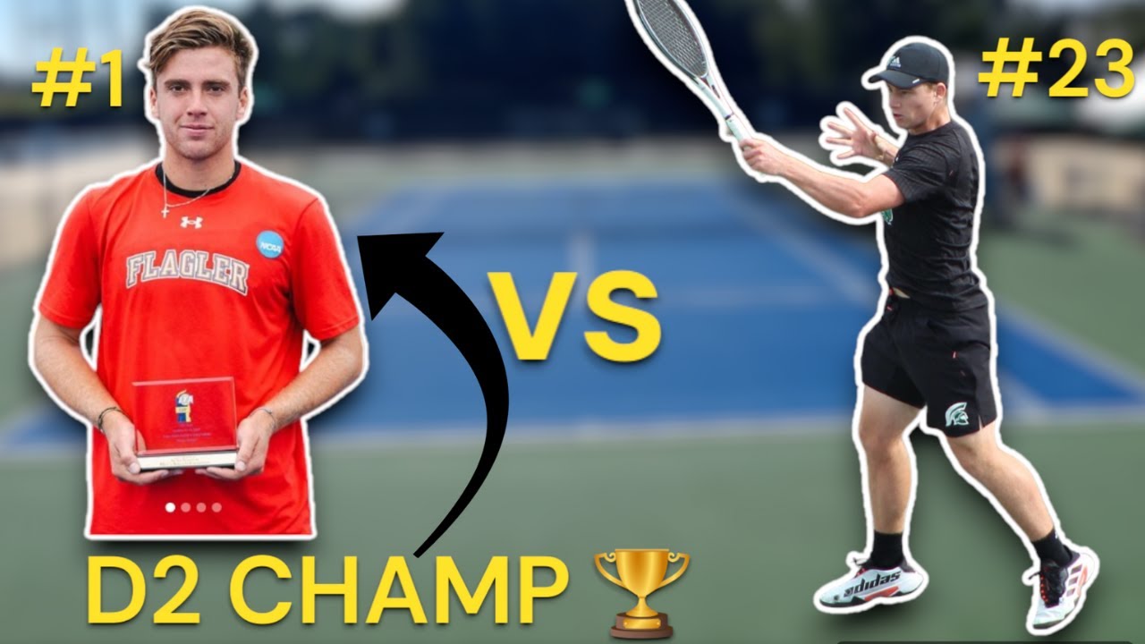 #1 vs #23 in D2 Tennis | Columbus State v Flager College 🔥 | UTR 12