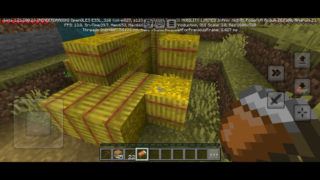 I played Minecraft survival mode but peaceful mode #1