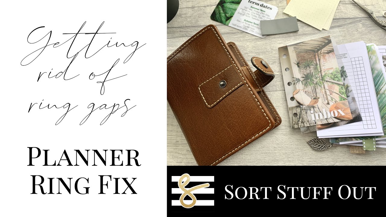 Fixing a Gap in Your Rings? Watch this! Malden Filofax with Faulty Rings - Repaired?