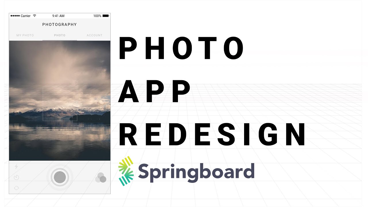 Photography Redesign Ep. 32- Using Dark Color & High Contrast User Interface on Photography App