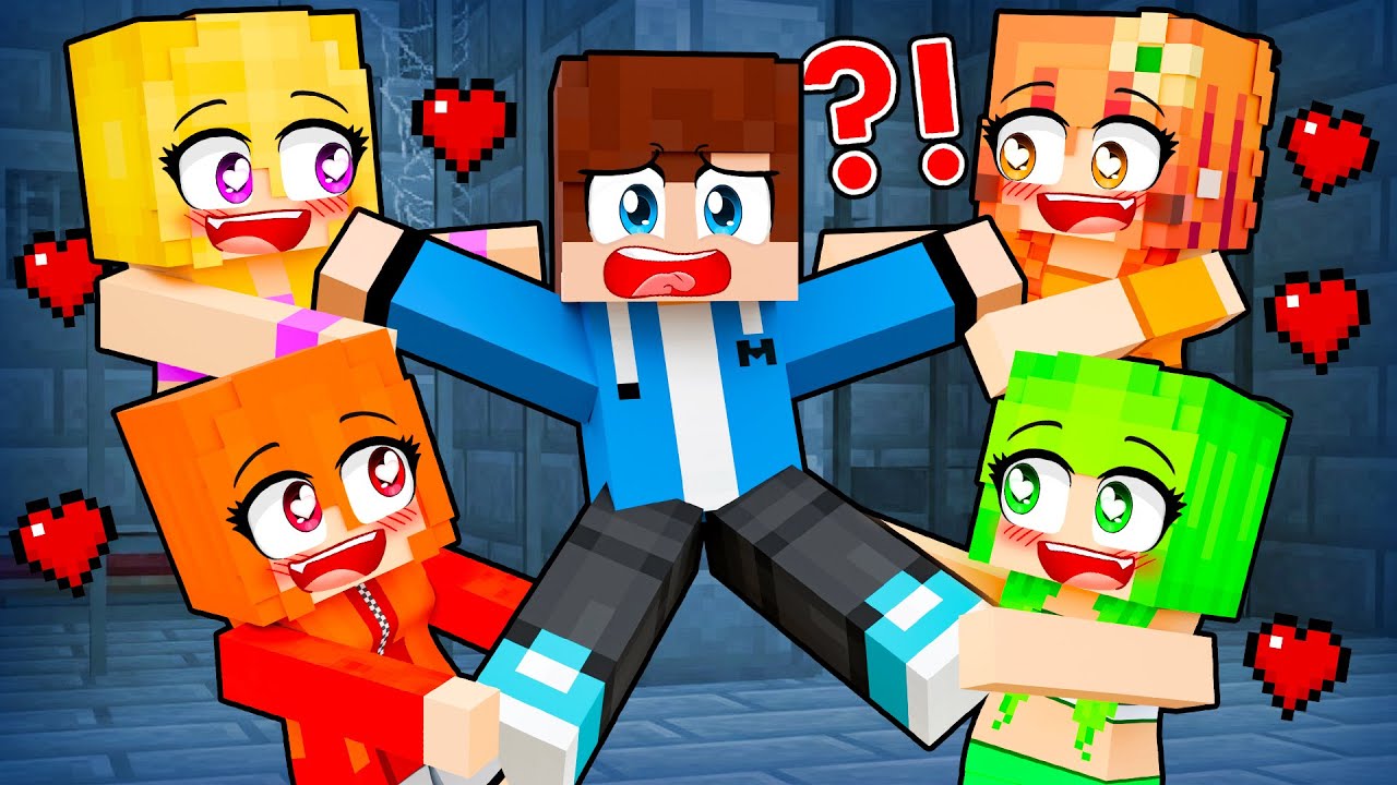 Każda DZIEWCZYNA RYWALIZUJE O MAJKIEGO w Minecraft!