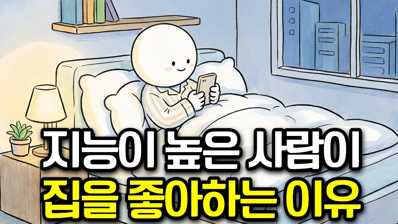 지능이 높은 사람이 집을 좋아하는 이유ㅣ심리학·뇌과학