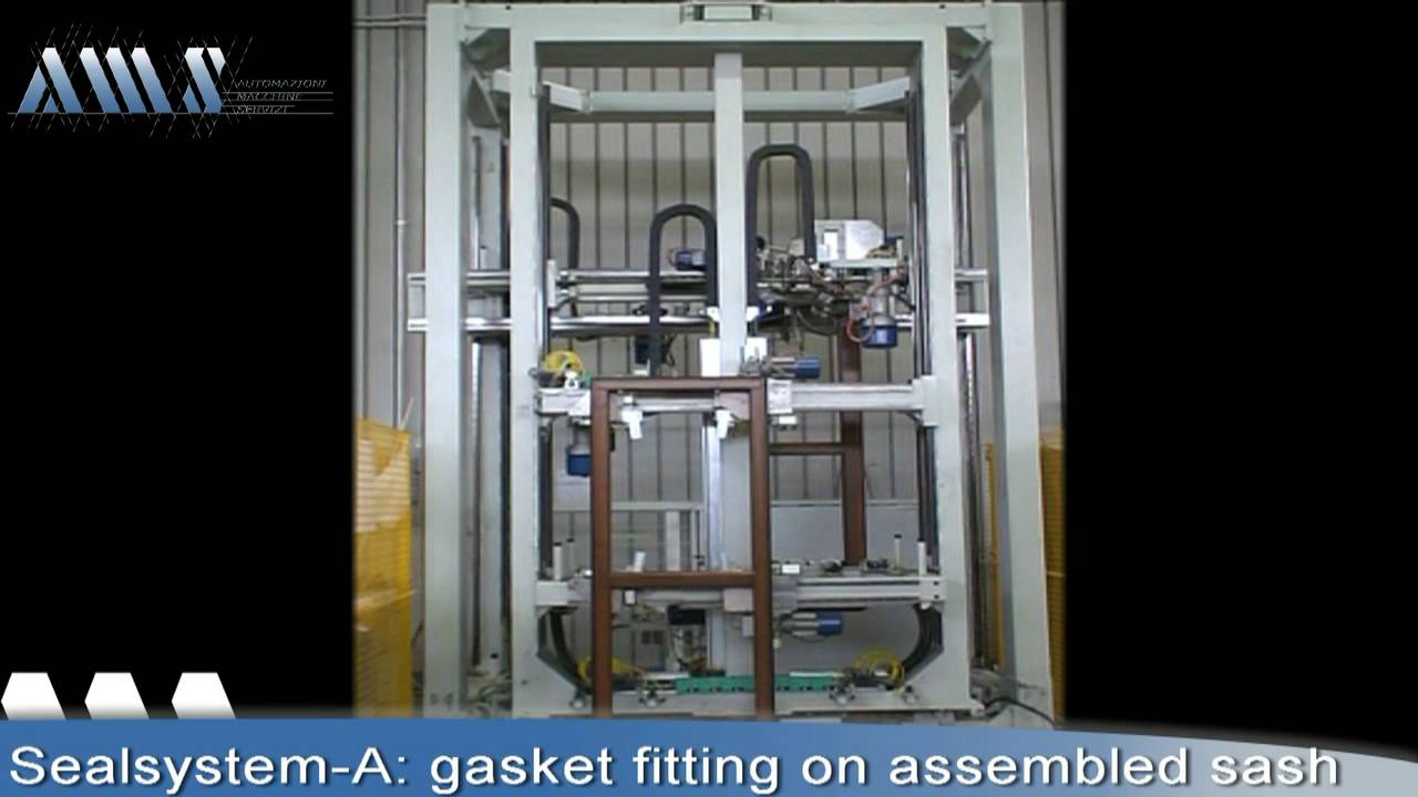 AMS - Automatisk isætning af tætningsliste i samlede rammer