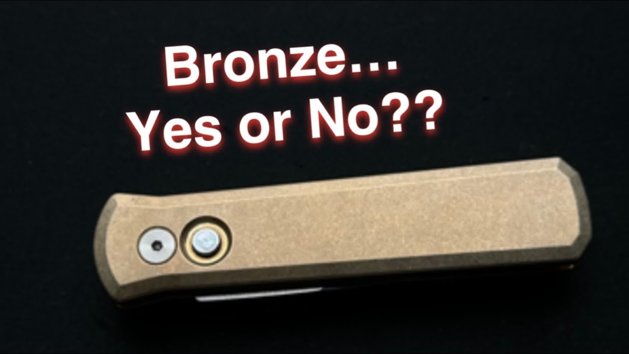 Pro-Tech Godson Bronze Limited Edition Knife Review
