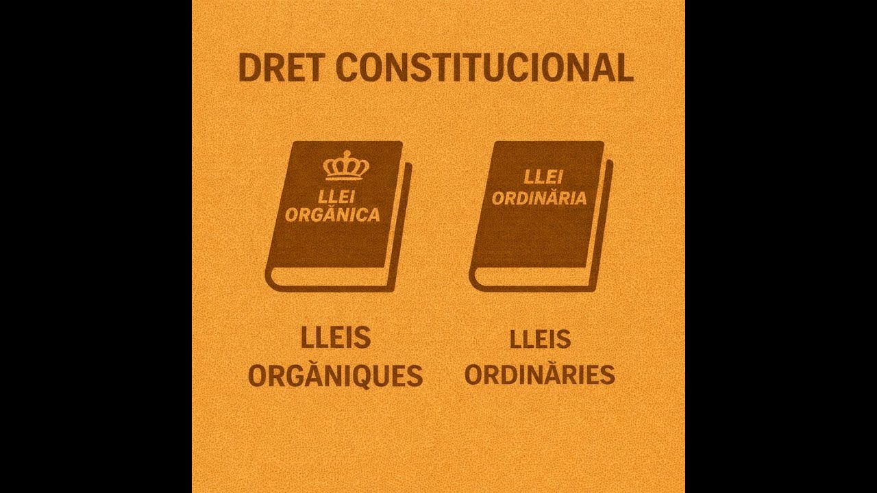 Les Lleis Orgàniques i Ordinàries