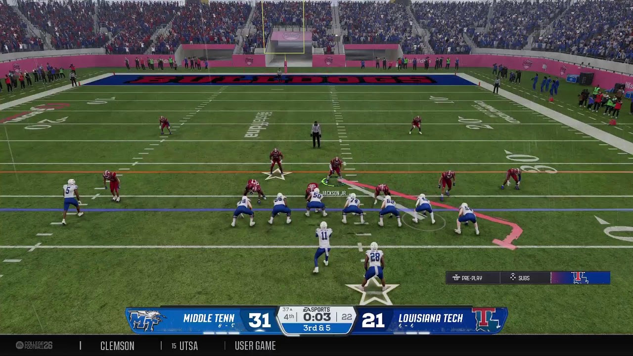 BYL 26 DYNASTY SZN 1 Bowl week Louisiana Tech 🆚 Middle Tennessee State