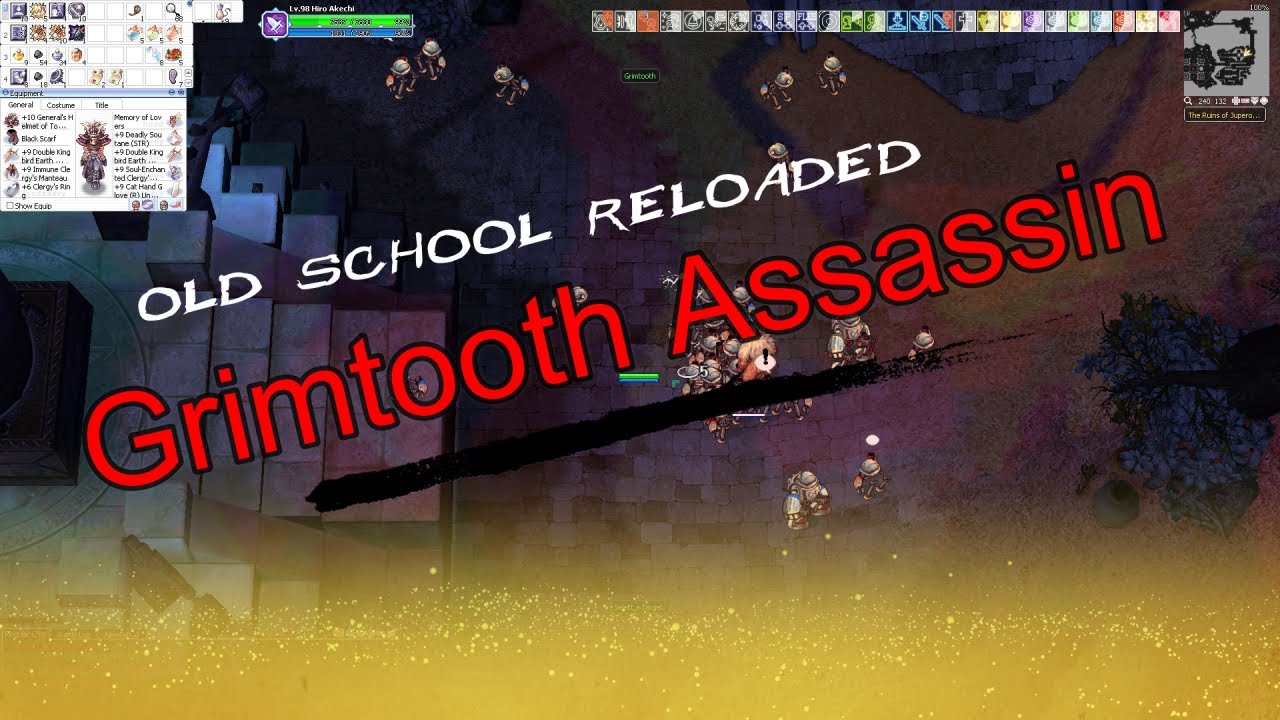 [RO Zero][Assassin] Grimtooth Leveling in Juperos Ruins